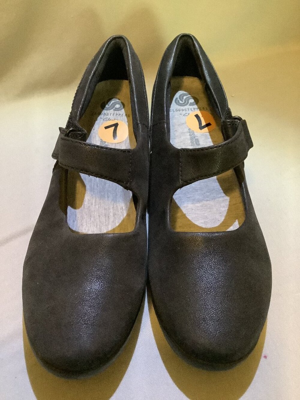 Clarks Cloudsteppers Sillian Bella Mary Jane Black 7M